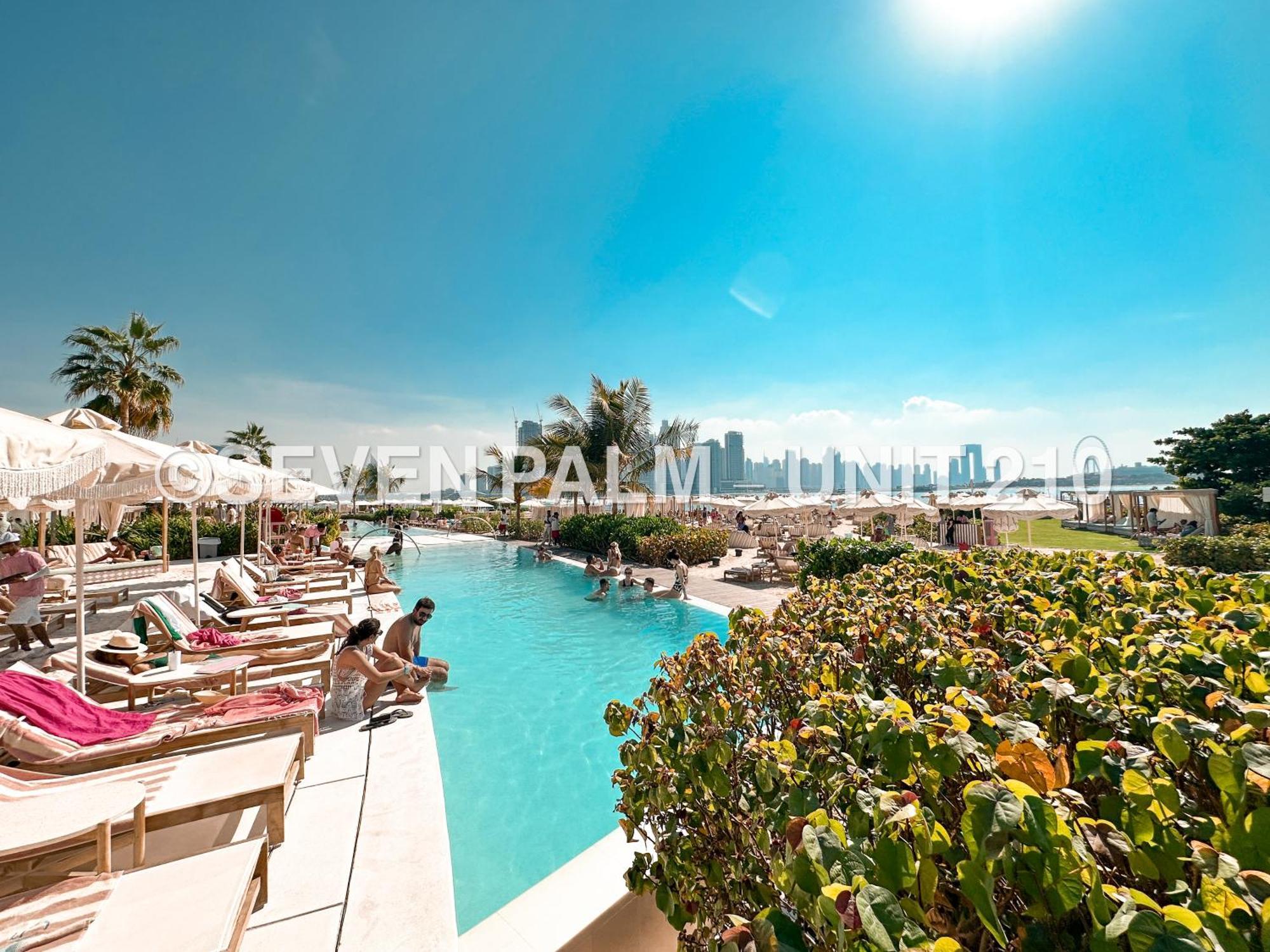 Luxus-Studio Mit Private Beach In Top-Lage, Meerblick & Infinity Pool! Dubai Dış mekan fotoğraf