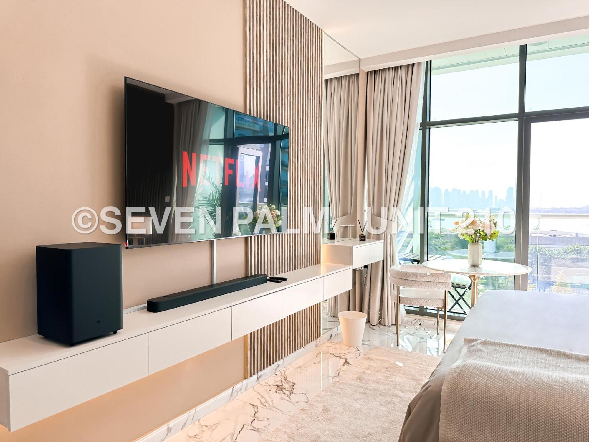 Luxus-Studio Mit Private Beach In Top-Lage, Meerblick & Infinity Pool! Dubai Dış mekan fotoğraf