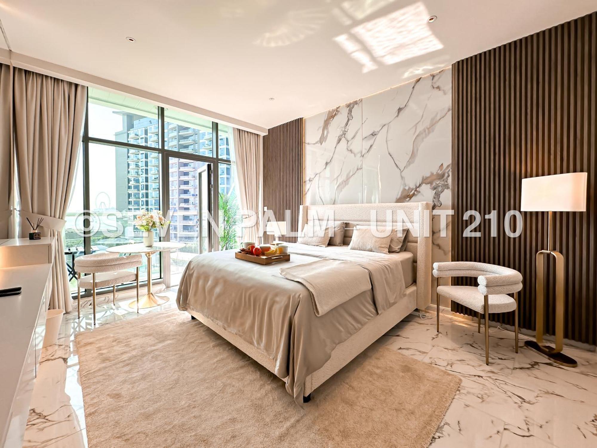 Luxus-Studio Mit Private Beach In Top-Lage, Meerblick & Infinity Pool! Dubai Dış mekan fotoğraf