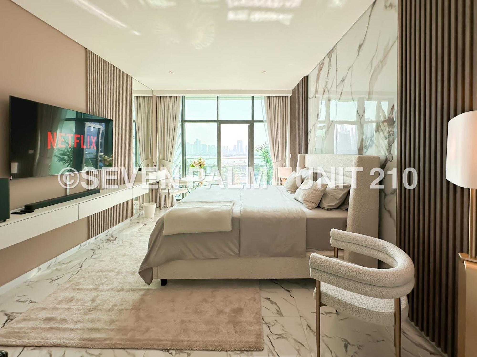 Luxus-Studio Mit Private Beach In Top-Lage, Meerblick & Infinity Pool! Dubai Dış mekan fotoğraf